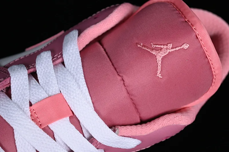 All categories Air Jordan Jordan series basketball shoes Air Jordan 1 Low G version pure original Air Jordan 1 Low "Desert Berry" AJ1 Joe 1 pink and white low-top cultural basketball shoes 553560-616